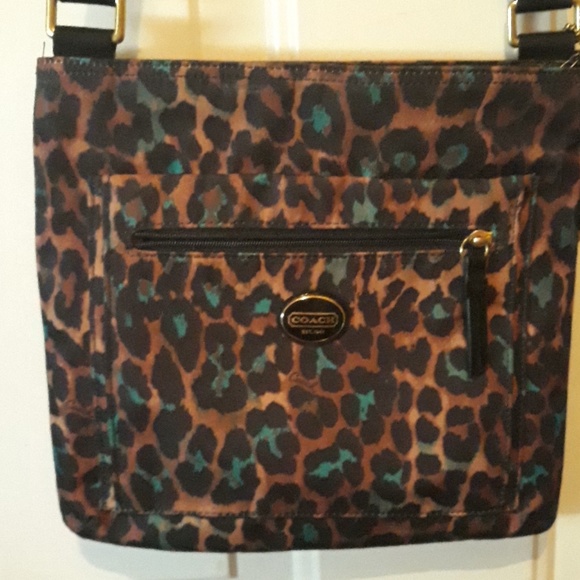 Coach Handbags - Adorable Coach Leopard Crossbody